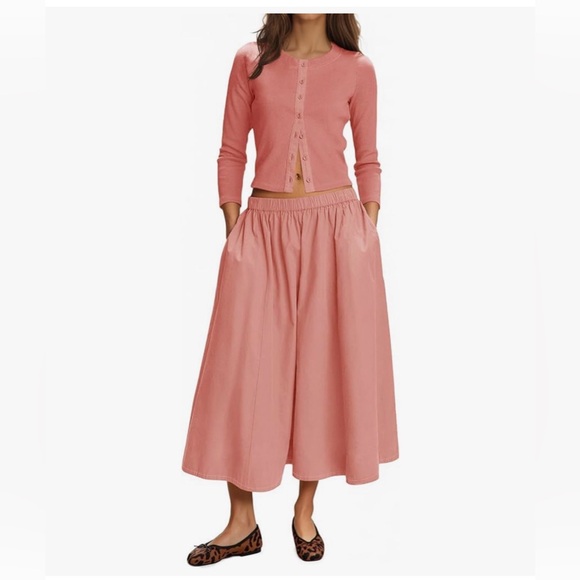 NWT 2PC PINK SKIRT & TOP SET-S - Picture 13 of 16